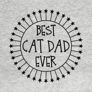 Best Cat Dad Ever Funny Cats Gift for Kitty Lovers product T-Shirt